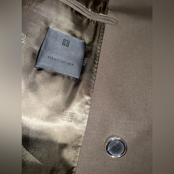 Givenchy U-Lock Wool Twill Blazer - Dark Khaki Green, Pristine Condition - Picture 9 of 13